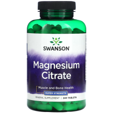 Магній цитрат Swanson Magnesium Citrate 240 таб