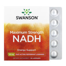 Швидкодіючий НАДН Swanson NADH 20 мг 30 льодяників