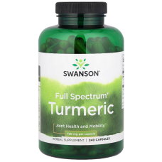 Куркумин полного спектра Swanson Turmeric Full Spectrum 720 мг 240 капс