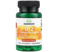 Swanson Vitamin B12 Cyanocobalamin 500 мкг 100 капс
