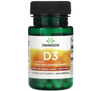 Swanson Vitamin D3 1000 МО 60 капс