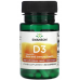 Вітамін D3 Swanson Vitamin D3 1000 МО 60 капс