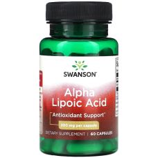 Альфа-липоевая кислота Swanson Alpha Lipoic Acid 300 мг 60 капс