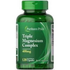 Магний комплексный Puritans Pride Triple Magnesium Complex 400 мг 120 капс