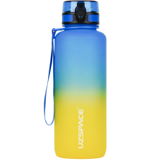 Бутылка для воды UZspace Frosted Gradient 3056 1500 мл Желто-голубой