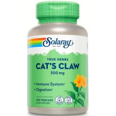 Кошачий коготь Solaray Cats Claw Bark 500 мг 100 вегетарианских капсул