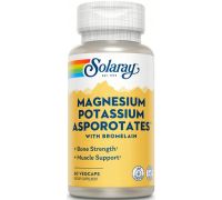 Solaray Magnesium & Potassium Asporotates 60 растительных капсул