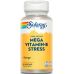 Мега-витамин B для снятия стресса Solaray Mega Vitamin B-Stress, Timed-R 60 веганских капсул