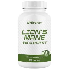 Гриб Їжовик гребінчастий Sporter Lions Mane Extract 500 мг 60 таб