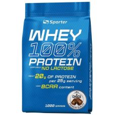 Сывороточный протеин без лактозы Sporter Whey 100% Protein 1 кг lactose free