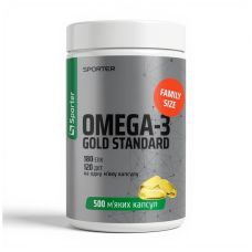 Жирні кислоти Омега-3 Sporter Omega 3 Gold Standard 1000мг 500 софтгелів