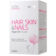Вітаміни волосся шкіра нігті VPLab Ultra Womens Hair Skin Nails 90 softgels