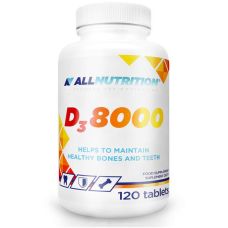 Вітамін Д3 (холекальциферол) All Nutrition D3 8000 120 caps