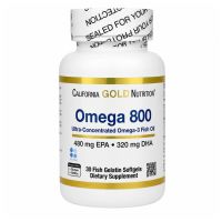 California Gold Nutrition Omega 800 30 софтгель