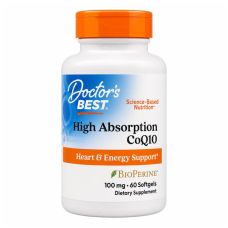 Коэнзим Q10 Doctors Best High Absorption CoQ10 with BioPerine 100 мг 60 капсул