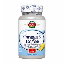 Омега-3 рыбий жир Omega 3 KAL 450/300 мг 60 капс