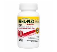 Natures Plus Hema-Plex Iron Chewables 60 жувальних таб