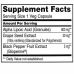 Альфа-липоевая кислота Alpha Lipoic Acid NOW Foods 600 мг 120 вег капс