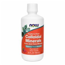 Минеральный комплекс Colloidal Minerals NOW Foods 946 мл жидкость малиновый вкус