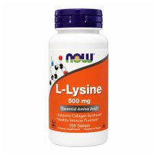 Амінокислота лізин L-Lysine NOW Foods 500 мг 100 таб
