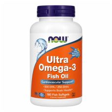 Омега-3 Ultra Omega-3 NOW Foods 180 софтгелей
