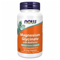 NOW Foods Magnesium Glycinate with BioPerine 60 вег капс