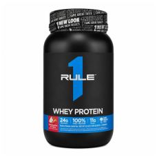 Сывороточный протеин R1 Whey Protein Blend Rule One 905 г порошок клубничный крем