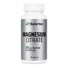 Минерал магний Magnesium Citrate Sporter 100 мг 60 капс