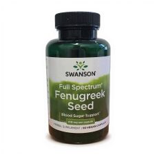 Пажитник Fenugreek Seed Swanson 610 мг 90 вег капс