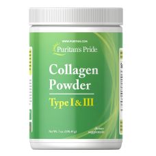 Puritans Pride Collagen Powder Type I & III 198 грамм