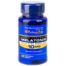 Мелатонін Puritans Pride Melatonin 10 мг 60 капсул