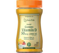 Puritans Pride Vitamin D3 2000 IU 60 gummies
