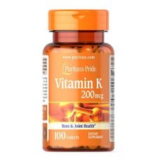 Витамины Puritans Pride Vitamin K 200 mcg 100 таб