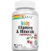 Мультивітаміни для дітей Solaray Kids Vitamins & Minerals 60 жувальних таблеток зі смаком вишні