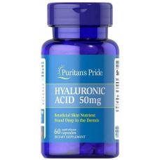 Гиалуроновая кислота Puritans Pride Hyaluronic Acid 50 мг 60 капс