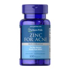 Цинк комплекс от акне Puritans Pride Zinc for Acne 100 tab