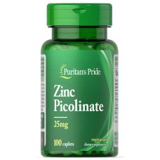 Цинк Піколінат Puritans Pride Zinc Picolinate 25 mg 100 Caplets